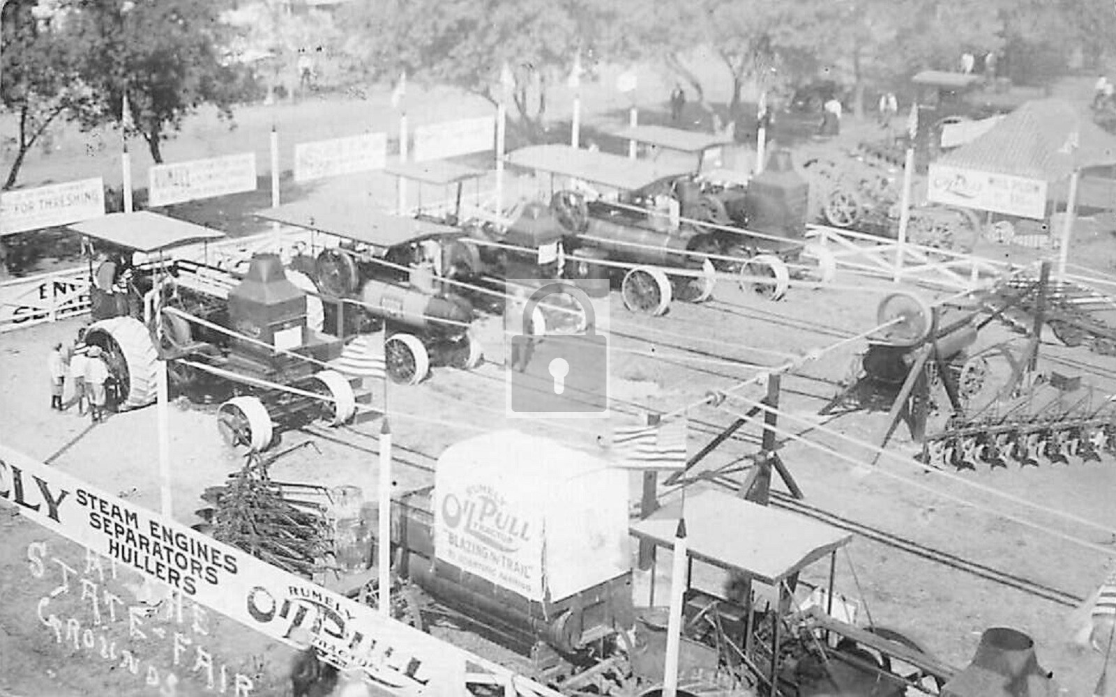 Oil Pull Steam Tractors State Fair Minden Nebraska NE - Reprint