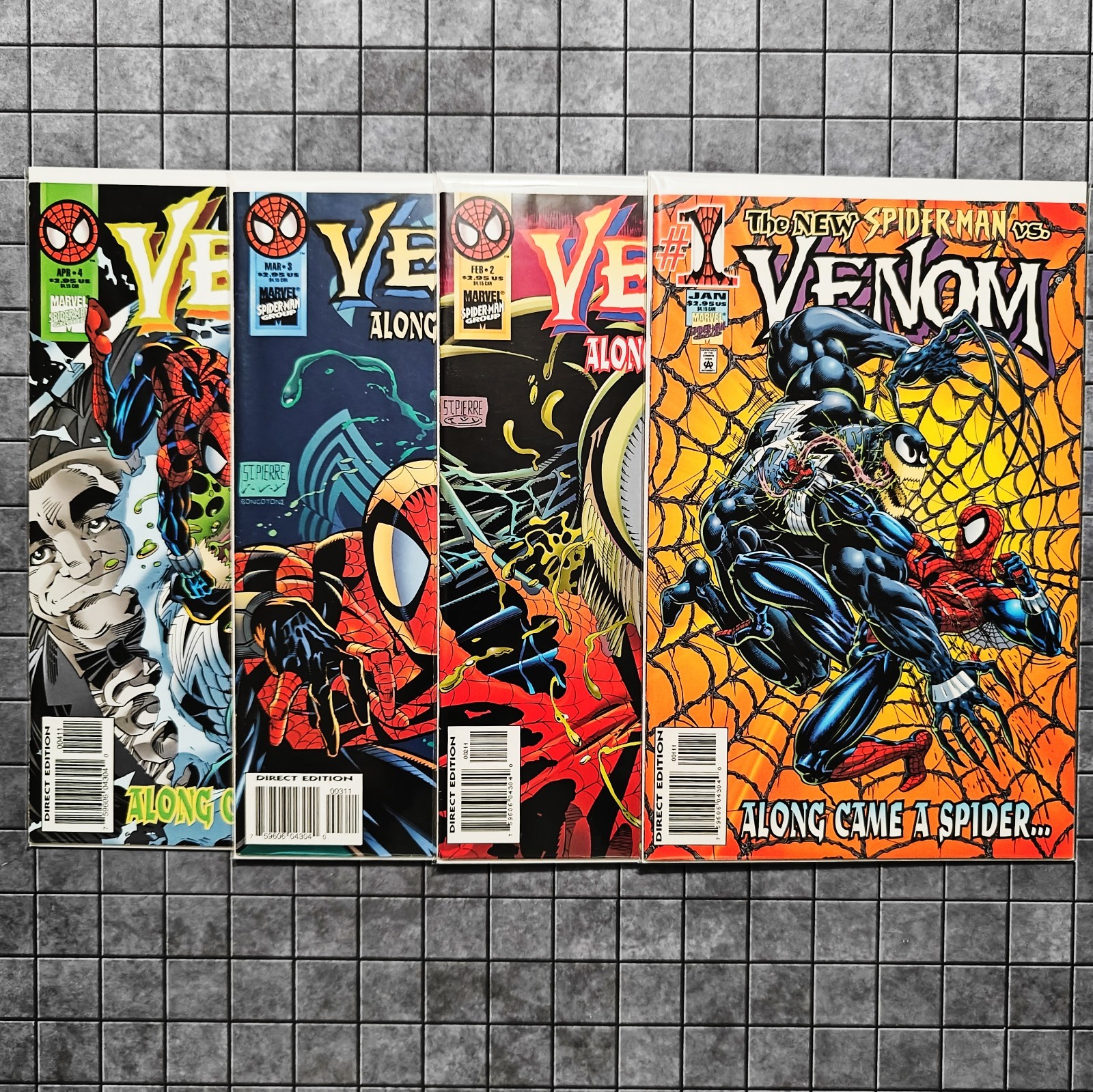 Venom: Along Came A Spider #1-4 - (1 2 3 4) - Complete Series Set - 1995 - VF-NM