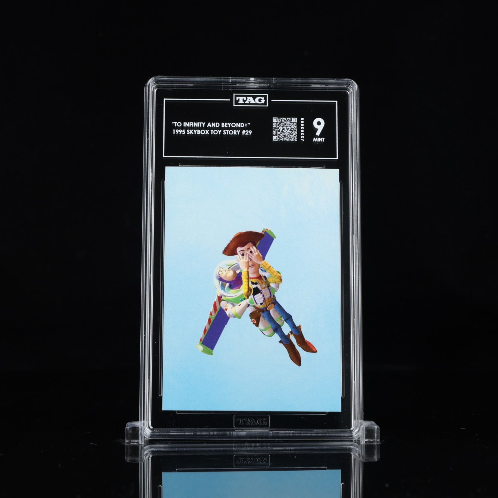 1995 Skybox Toy Story #29 To Infinity and Beyond Buzz Lightyear Woody RC TAG 9