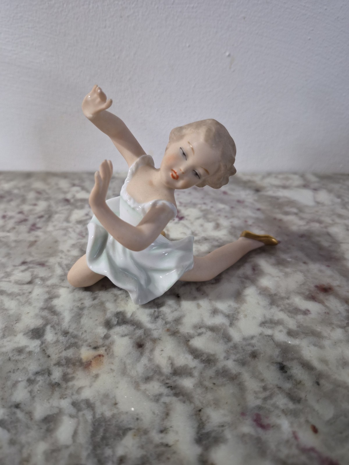 Schaubach Kunst Girl Ballet Dancer Ballerina Figurine EXC Germany Schaubach Kunst Girl Ballet Dancer Ballerina Figurine EXC Germany