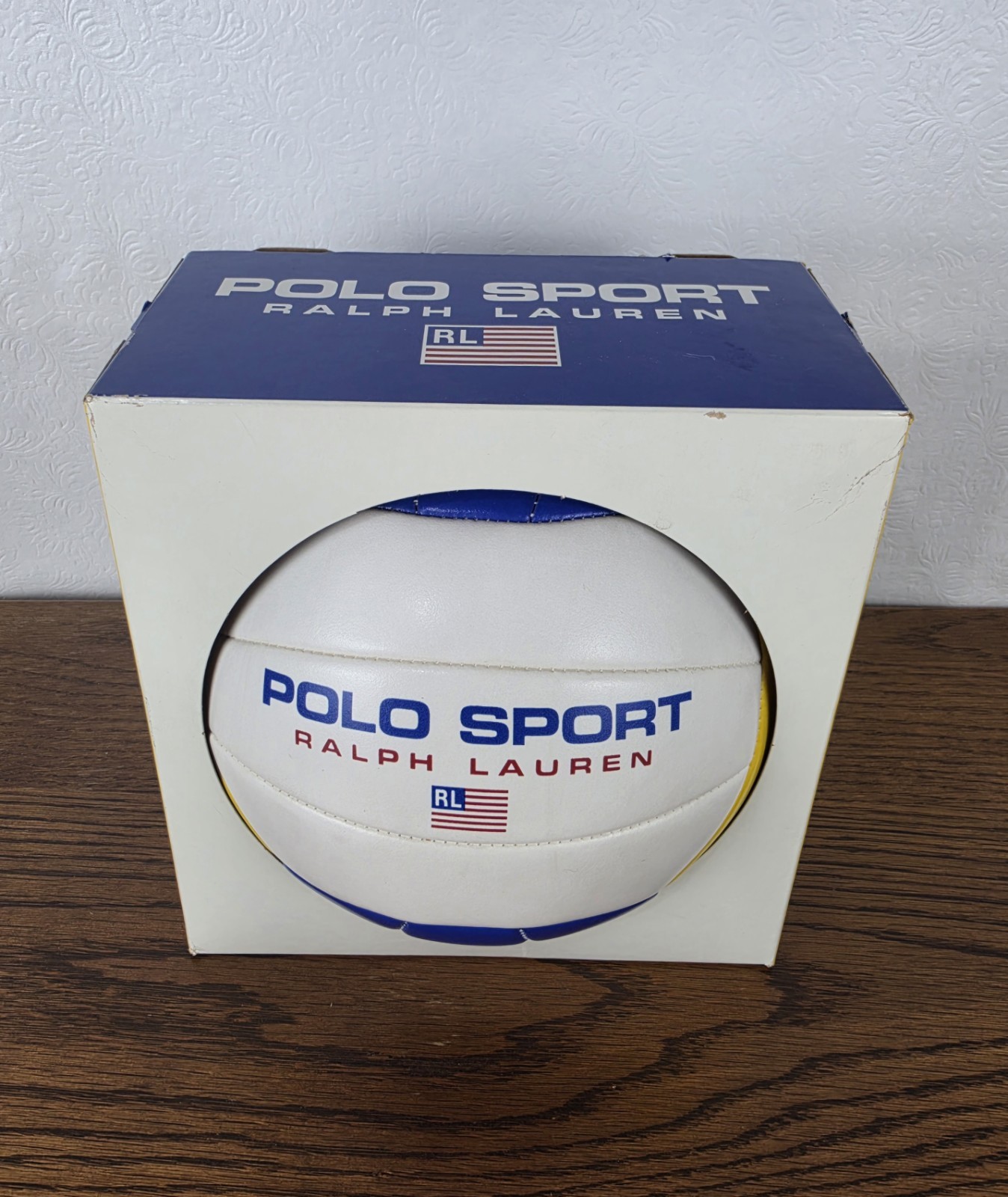 VTG \'97 Polo Sport Ralph Lauren Rawlings Volleyball Fragrance Collectible In-Box
