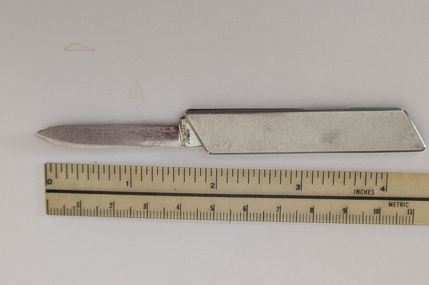 VTG Vernco Pocket Knife Stainless, single blade, Japan