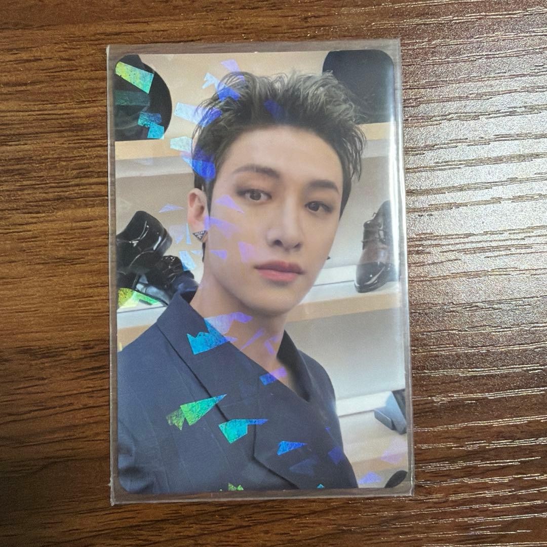 Stray Kids skz Bang Chan maxident Photo Card Hologram Stray Kids skz Bang Chan maxident Photo Card Hologram