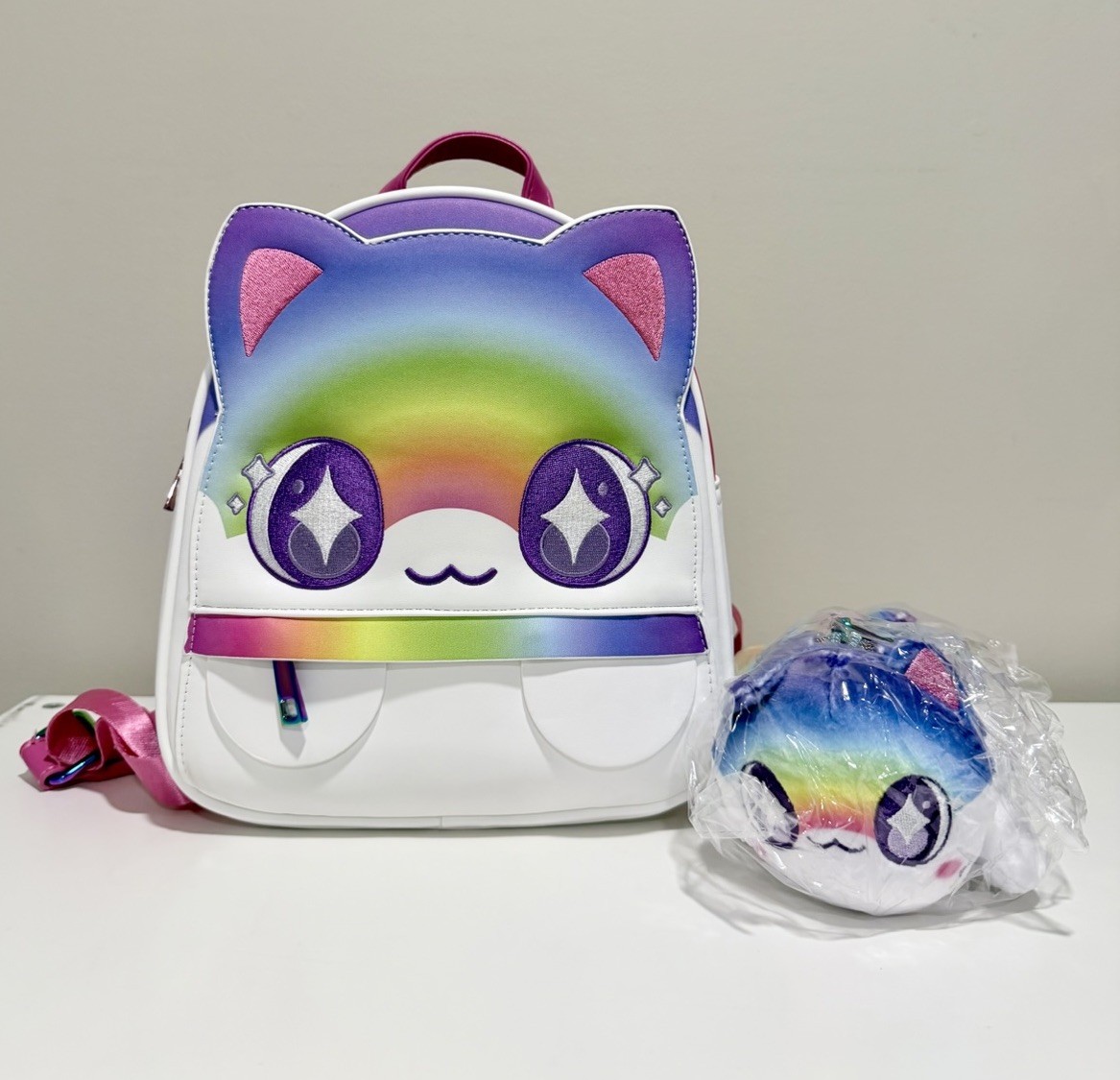 Aphmau Rainbow Cat Mini Backpack & Pencil Case Bundle New Release From the Vault