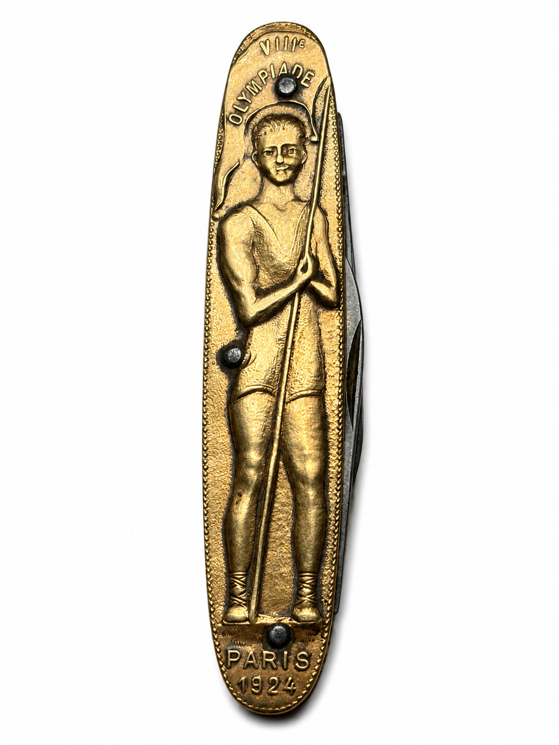 France. Paris VIII Olympic Games 1924 Commemorative double blade pocket Knife