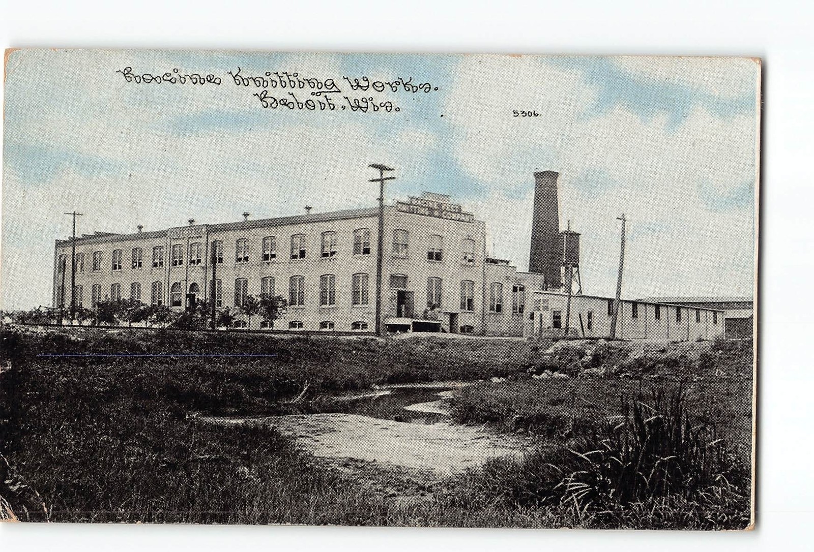 Beloit Wisconsin WI Postcard 1917 Factory
