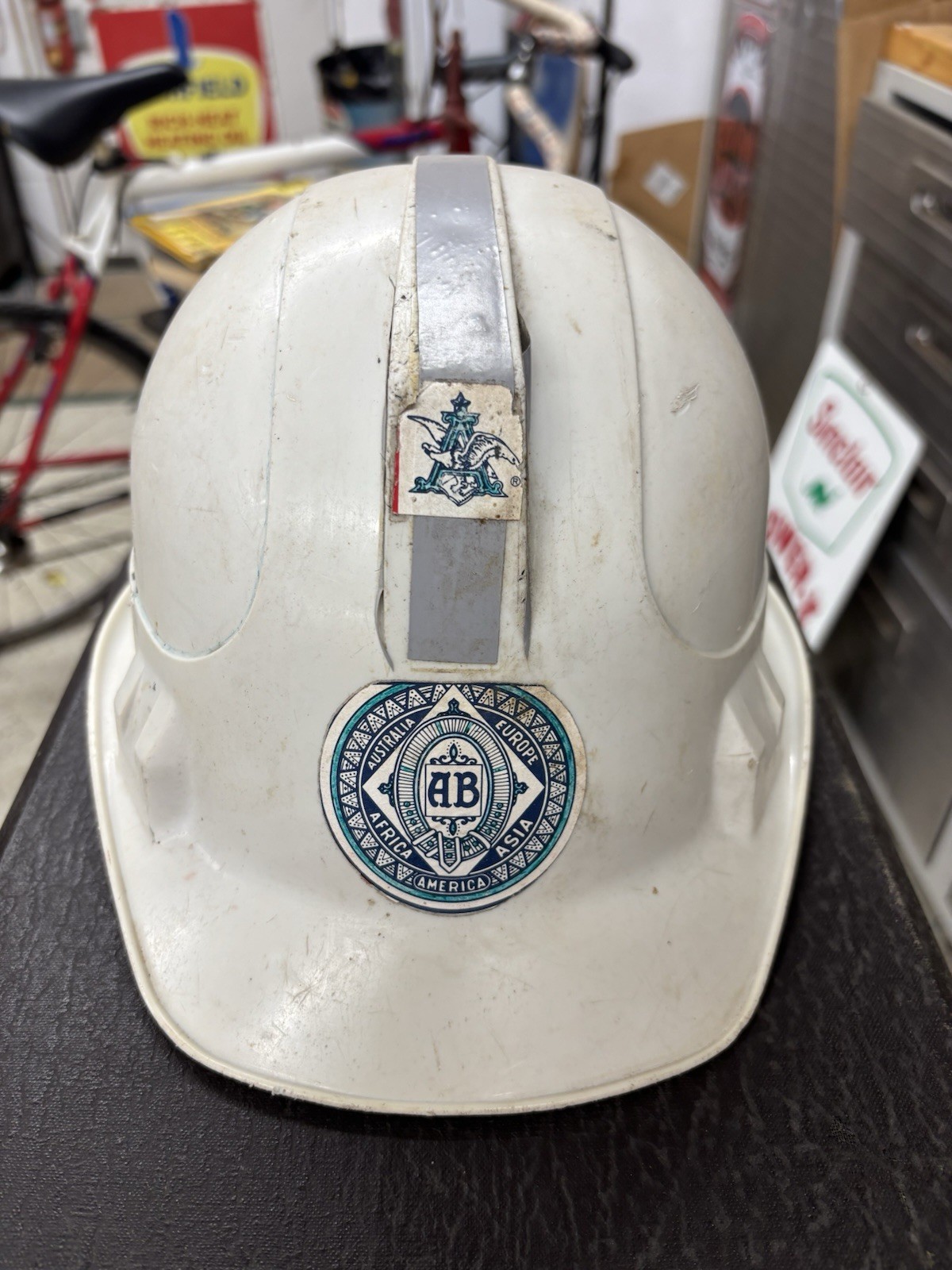1978 Anheuser Busch Hard Hat Budweiser Bud Factory Worker  Cap
