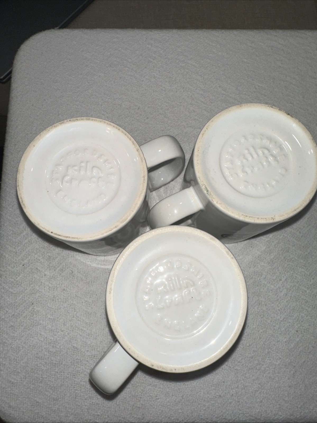 3 Vintage Sorg Incorporated Kiln Craft England Coffee Tea Cup