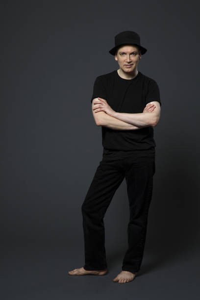 Actor Charles Busch poses at aportrait session in New York City Old Photo 1