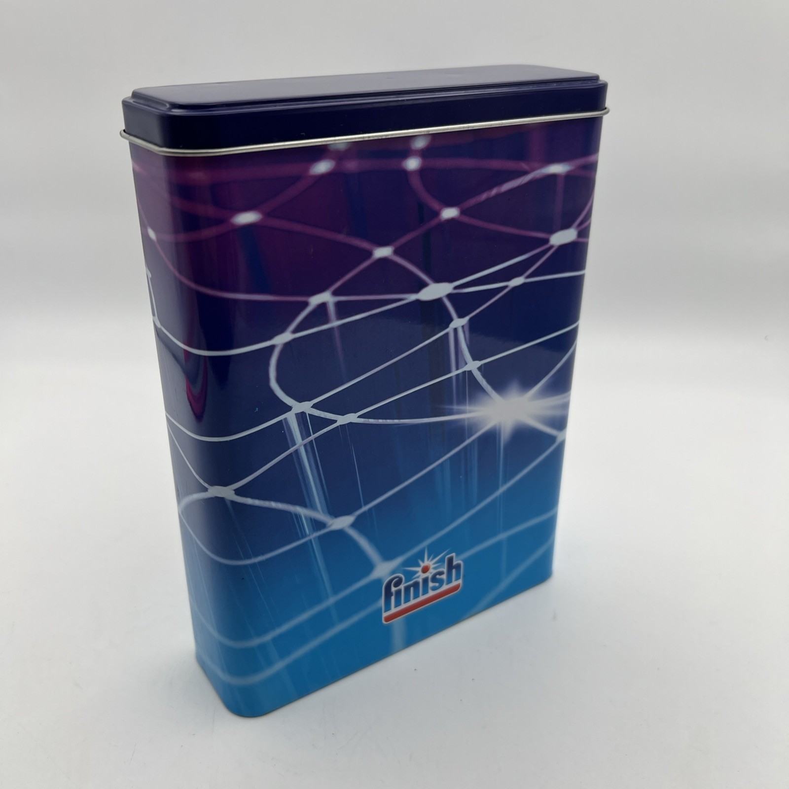Finish Soap Tin with Hinged Lid from 2010 Empty Novelty Storage Tin