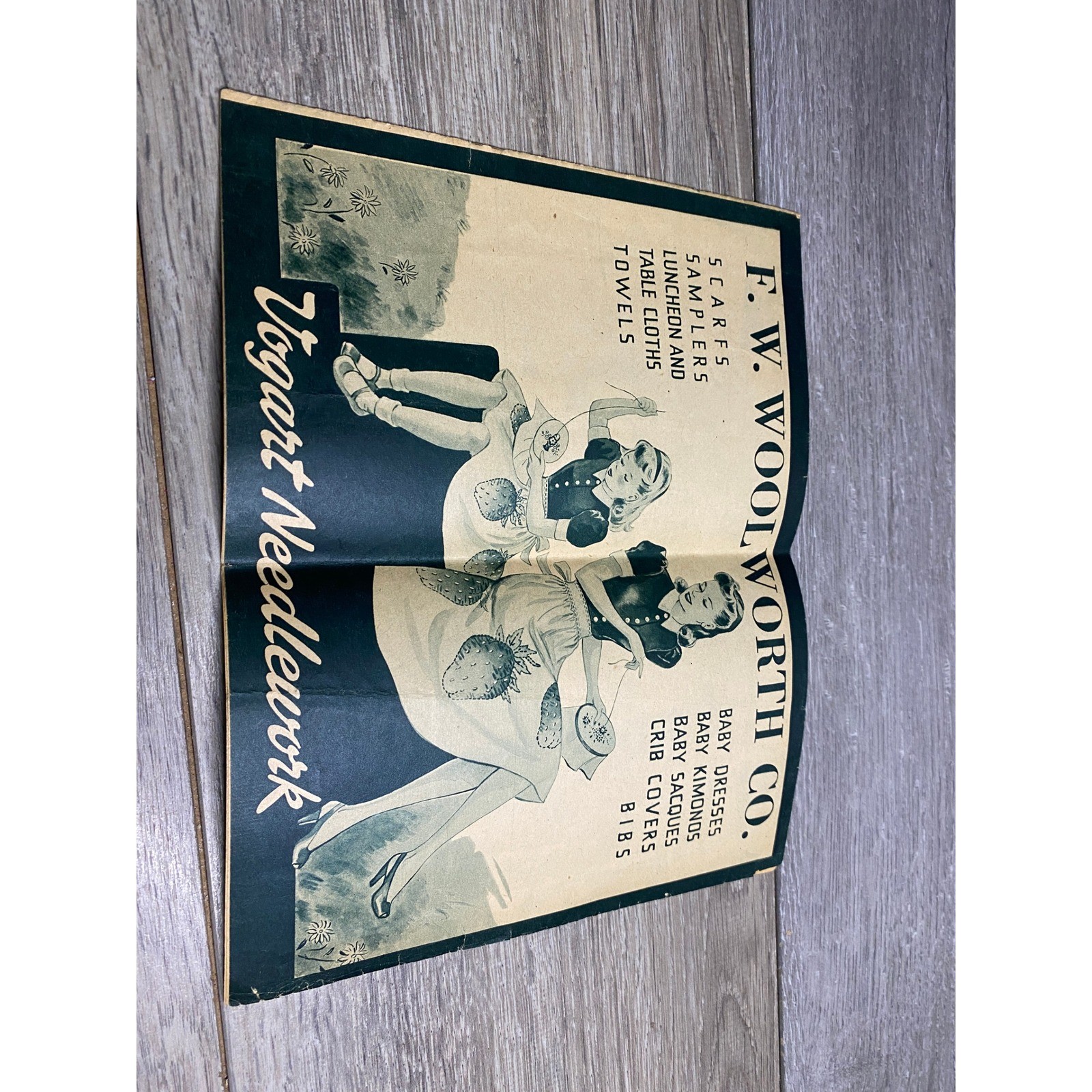 Vogart Needlework Catalog Woolworth Kresge Vintage Embroidery Patterns Good