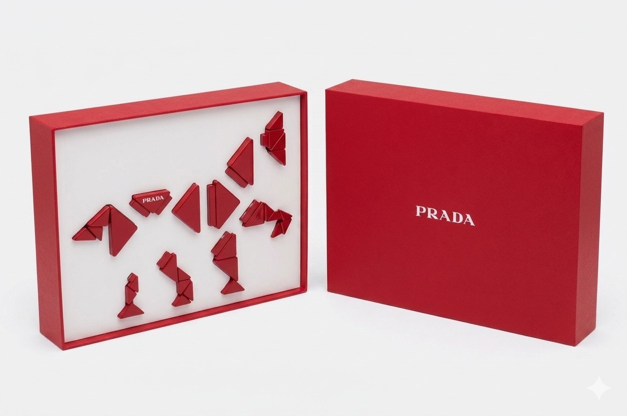 Authentic PRADA Chinese / Lunar New Year Fire Horse gallops magnetic Gift VIP