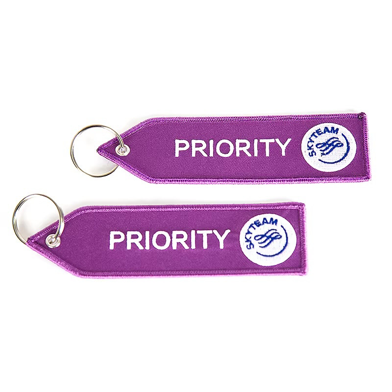 SKYTEAM/ONE WORLD/STAR ALLIANCE EMBROIDERED KEYCHAIN/BAGGAGE TAG VERY LIMITED