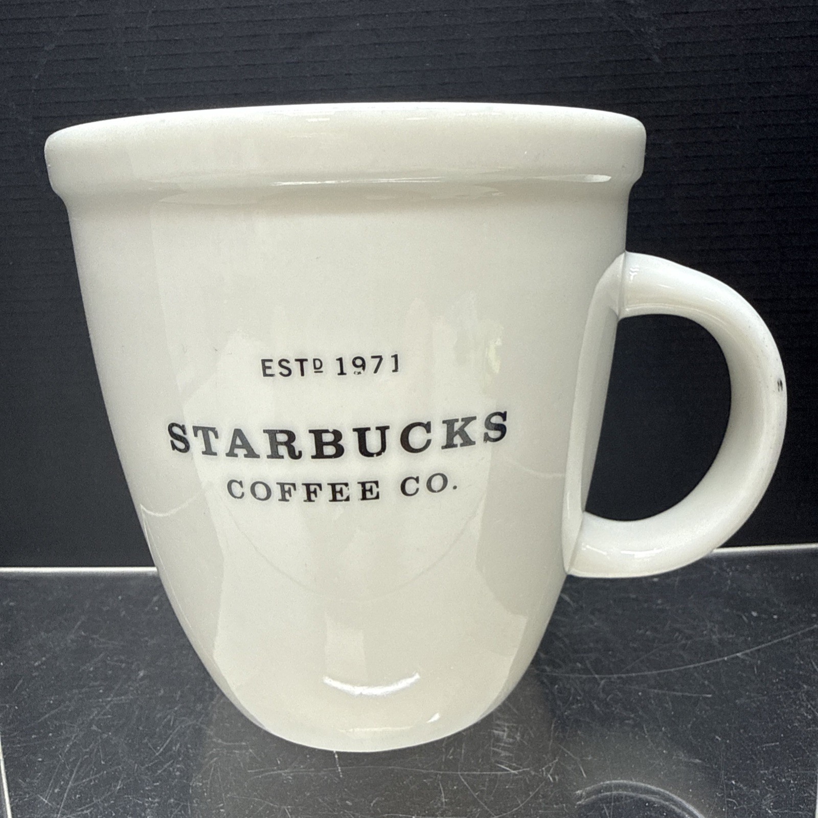 1971 Vintage Starbucks 30th Anniversary Barista 16oz White Coffee Cup/Mug 2001