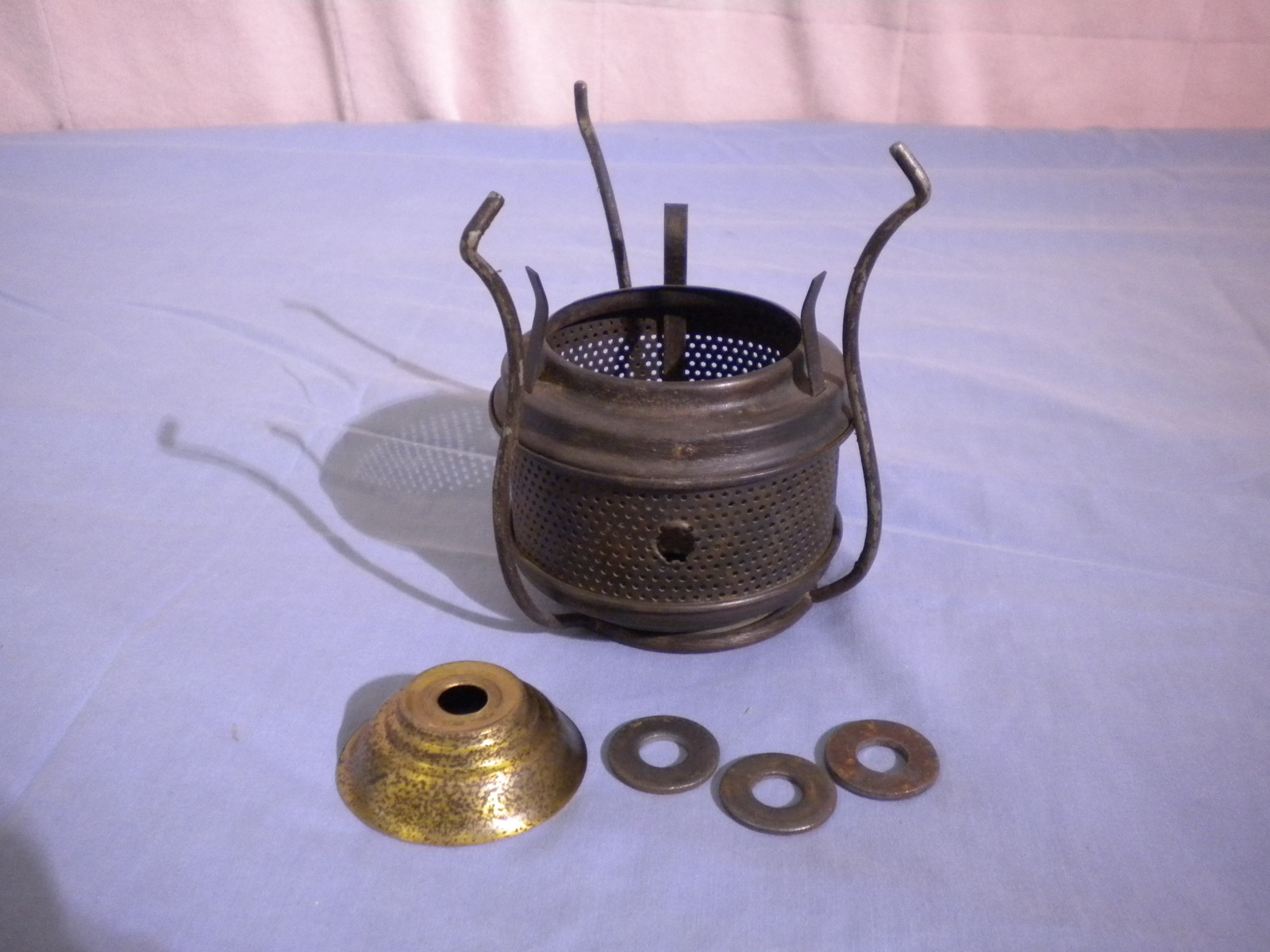 Vintage Aladdin Burner and Misc. Parts