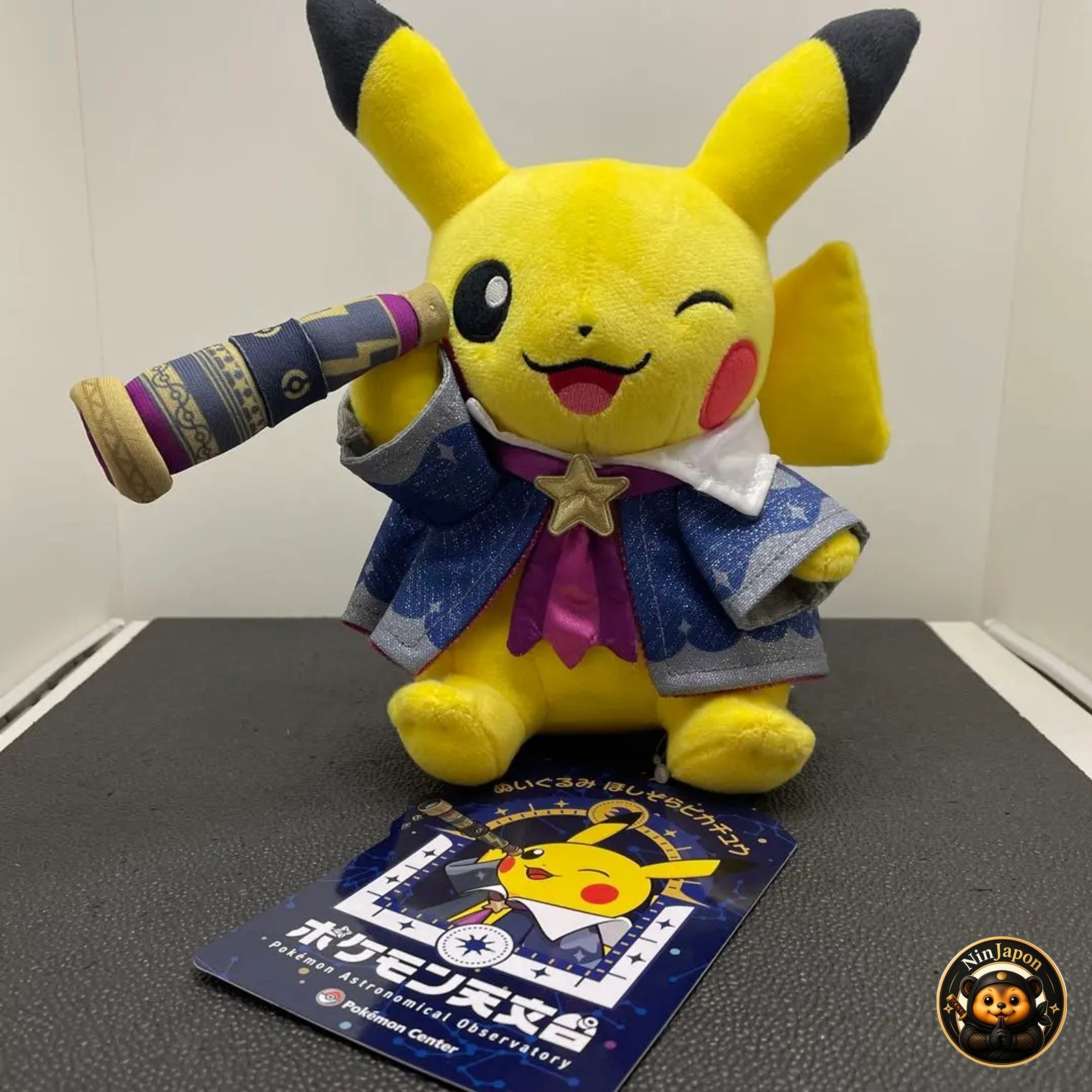 Pokemon Observatory Pikachu Plush Starry Sky Stuffed toy Telescope Doll JP F/S