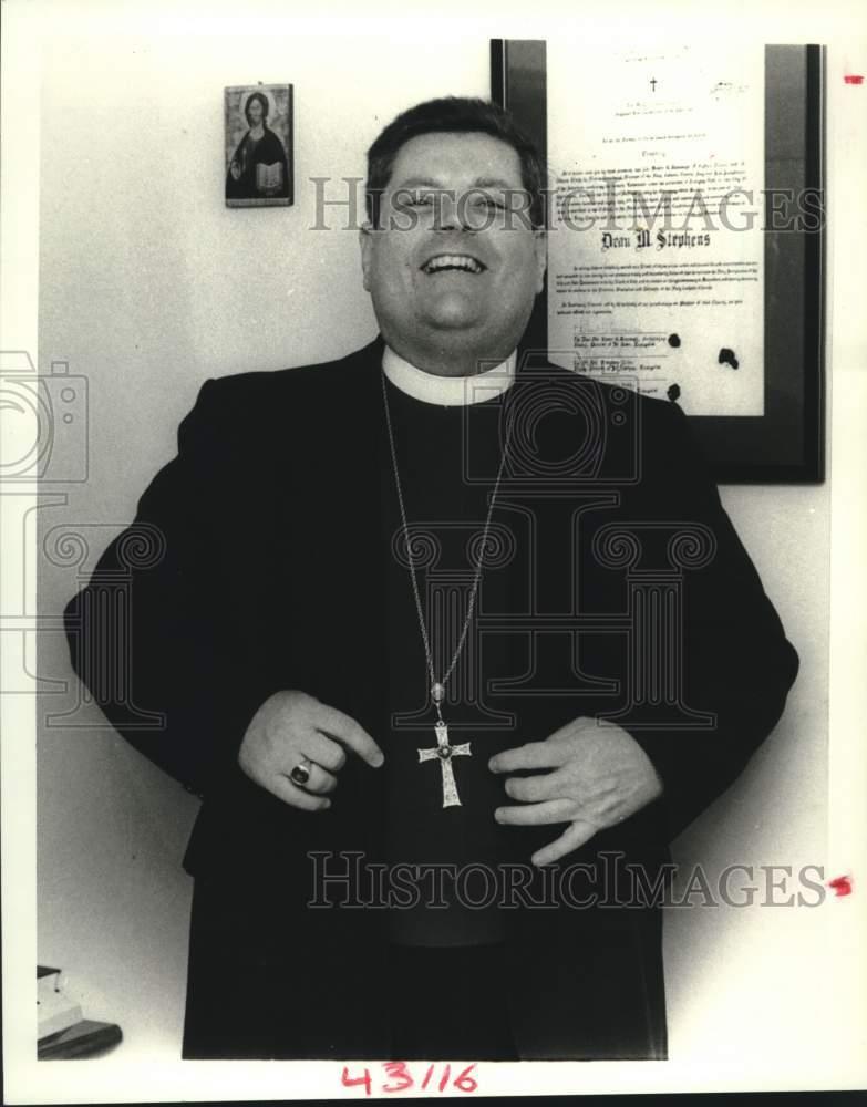 1986 Press Photo The Right Reverend Michael Dean Stephens, New Orleans