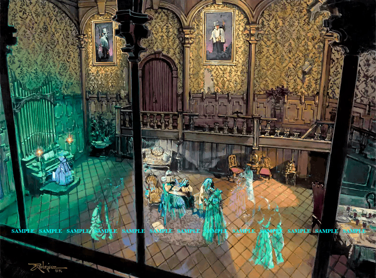 2022 Disney Haunted Mansion Ballroom Ghosts 11 x 15 Poster Foolish Mortals 2022 Disney Haunted Mansion Ballroom Ghosts 11 x 15 Poster Foolish Mortals