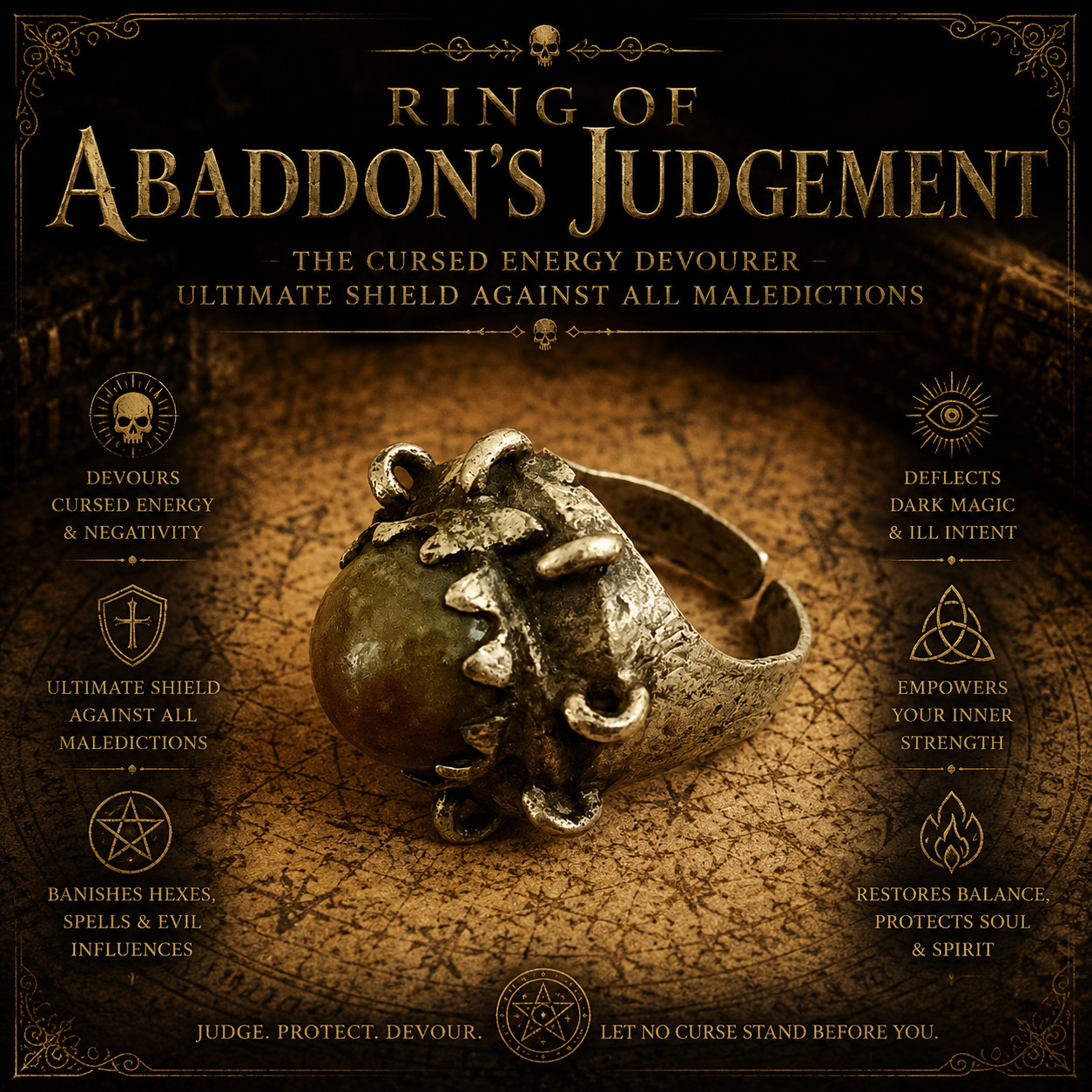 Ring of Abaddon’s Judgement – The Cursed Energy Devourer