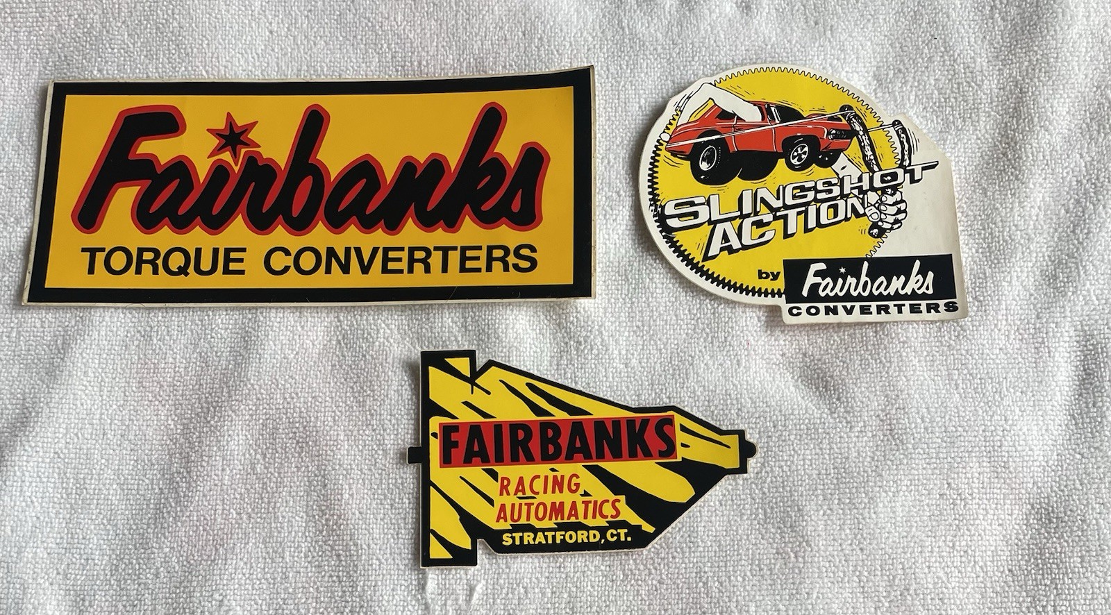 Vintage Fairbanks Decal Lot
