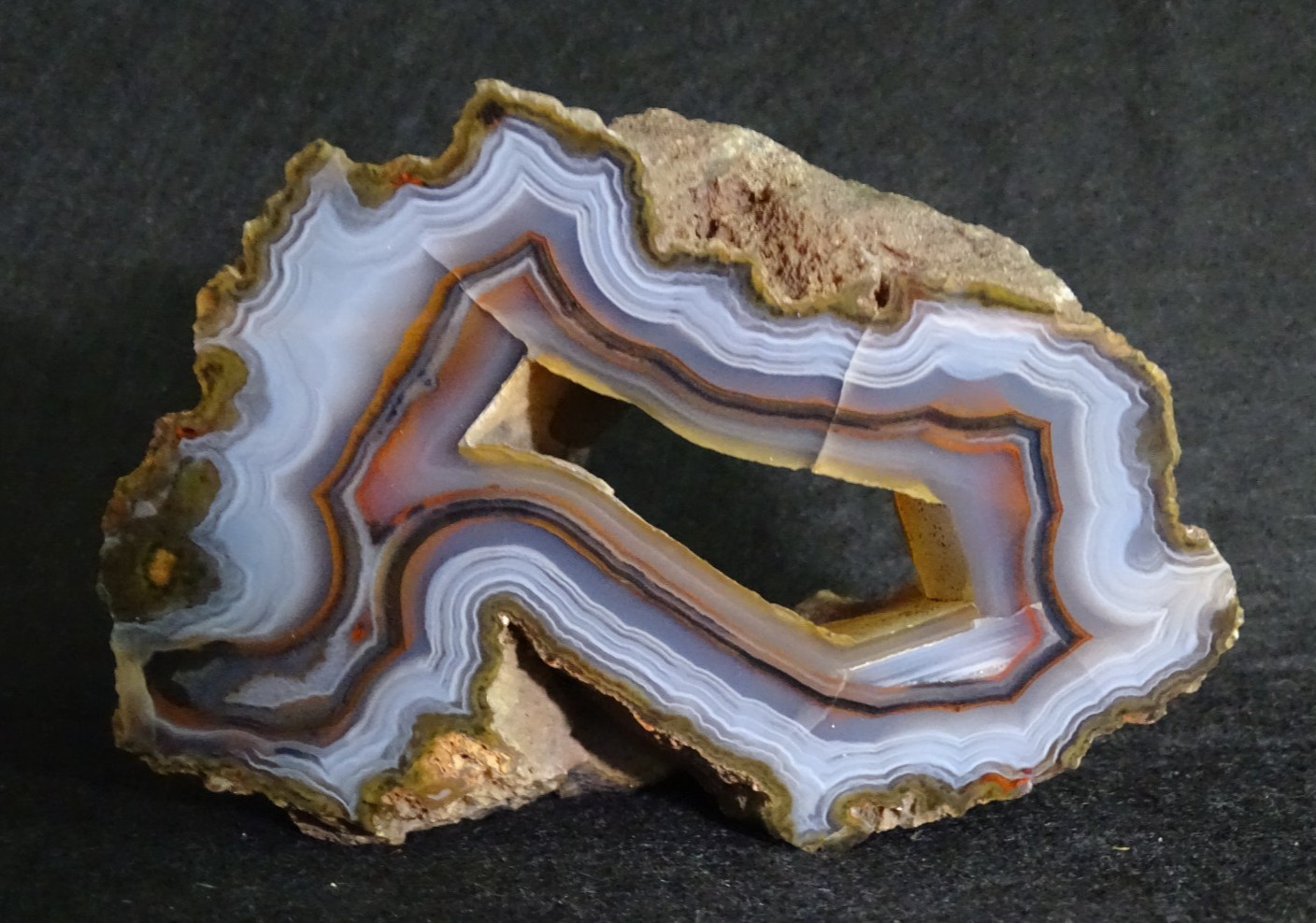 Turkish Agate Partial Nodule Collector Specimen Rock Turkey