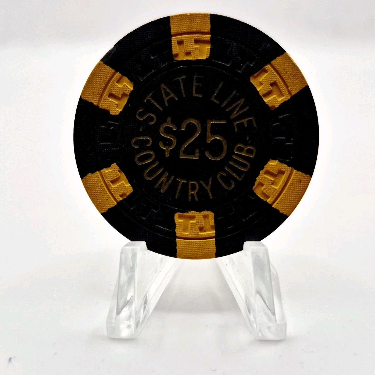 Stateline Country Club Lake Tahoe Nevada 1953 $25 Casino Chip N5041