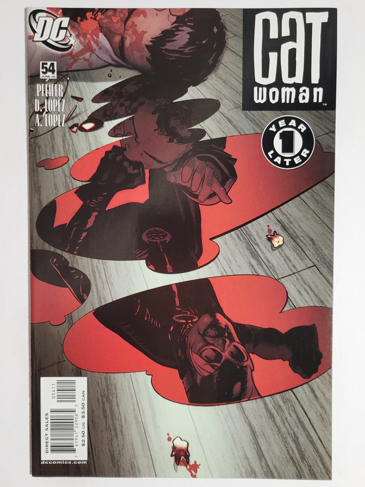 Catwoman #54 DC 2006 NM 9.4 Adam Hughes cover art Will Pfeifer story