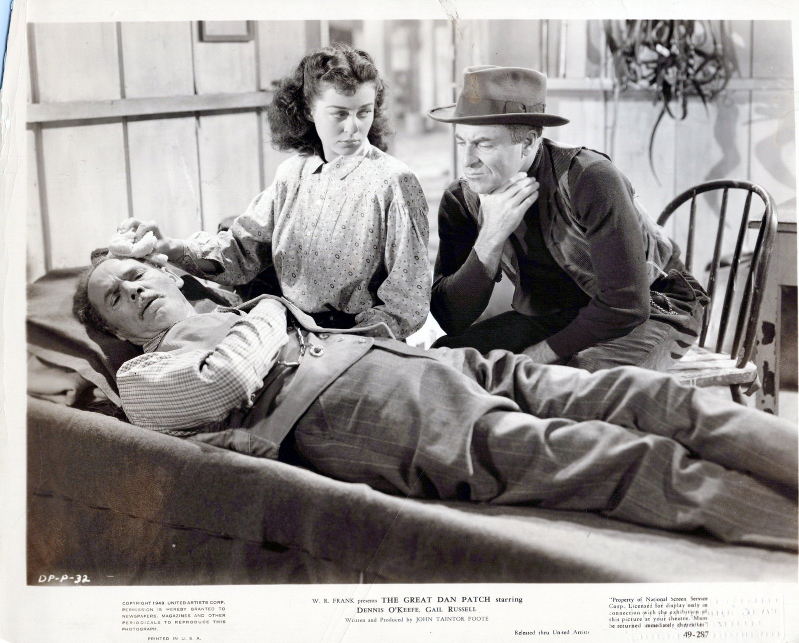 Dennis O\'Keefe, Gail Russell and John Hoyt (1949) Vintage Hollywood Photo 1463K