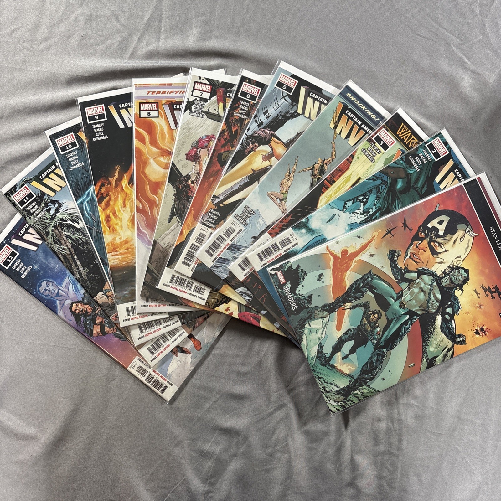 INVADERS #1-12 Complete Set 2019 Marvel Comics 1 2 3 4 5 6 7 8 9 10 11 12