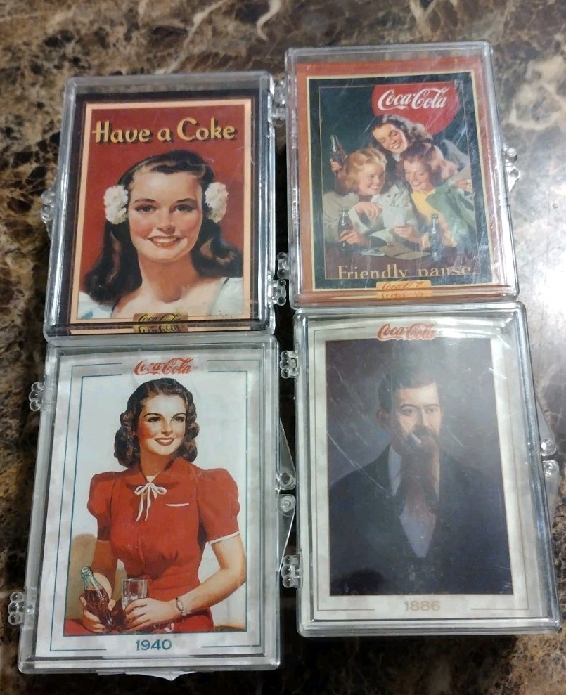 Coca-Cola COLLECTOR CARDS- SERIES 1-4 Complete Set Cards 1- 400 Plus Chaser Card