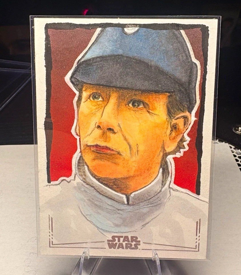 2025 Topps Star Wars Galaxy Orson Krennic Sketch Card 1/1 Ian McKesson Artist