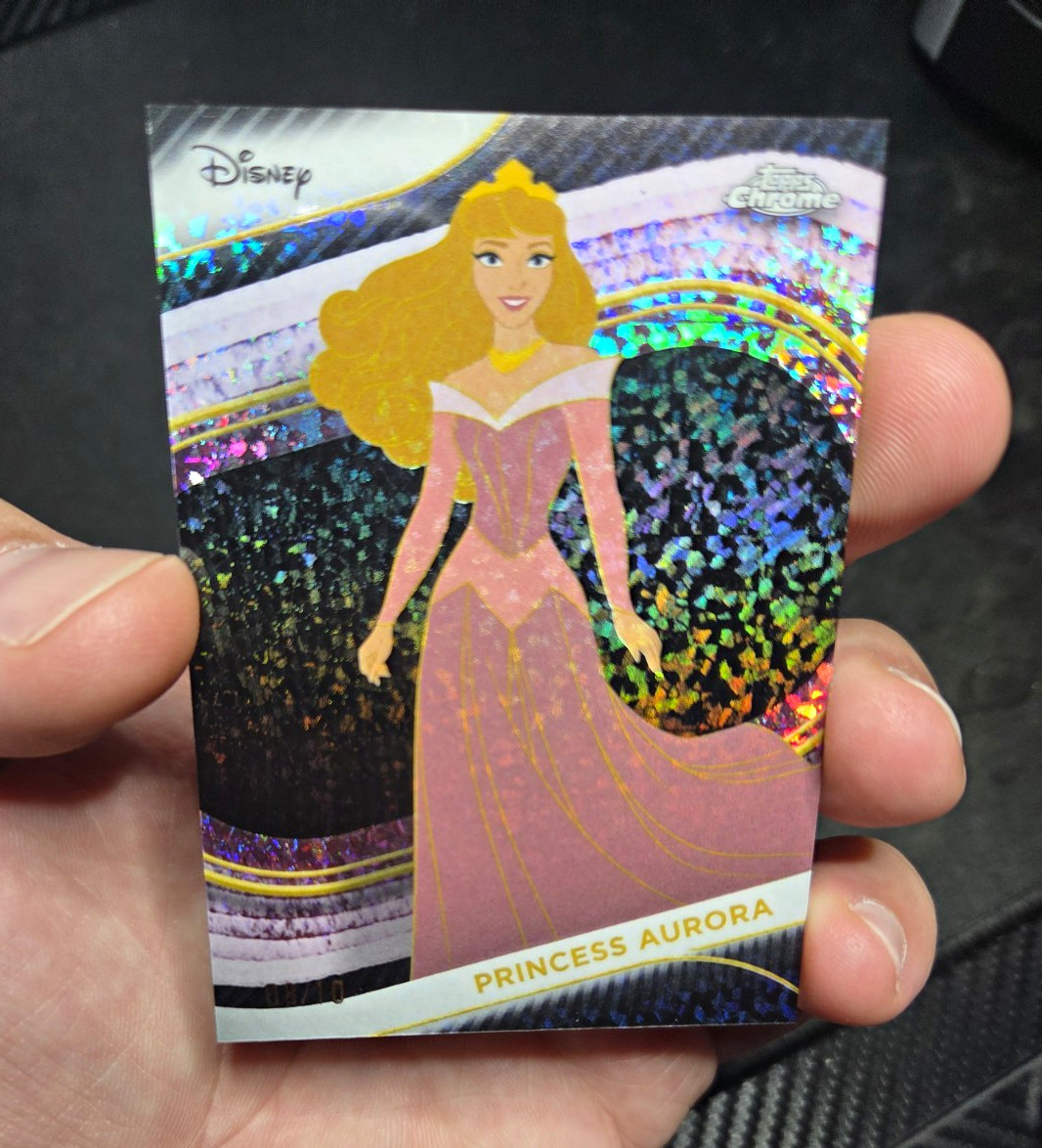 Topps 2025 Topps Chrome Disney Princess Aurora #120 Serial Numbered /10