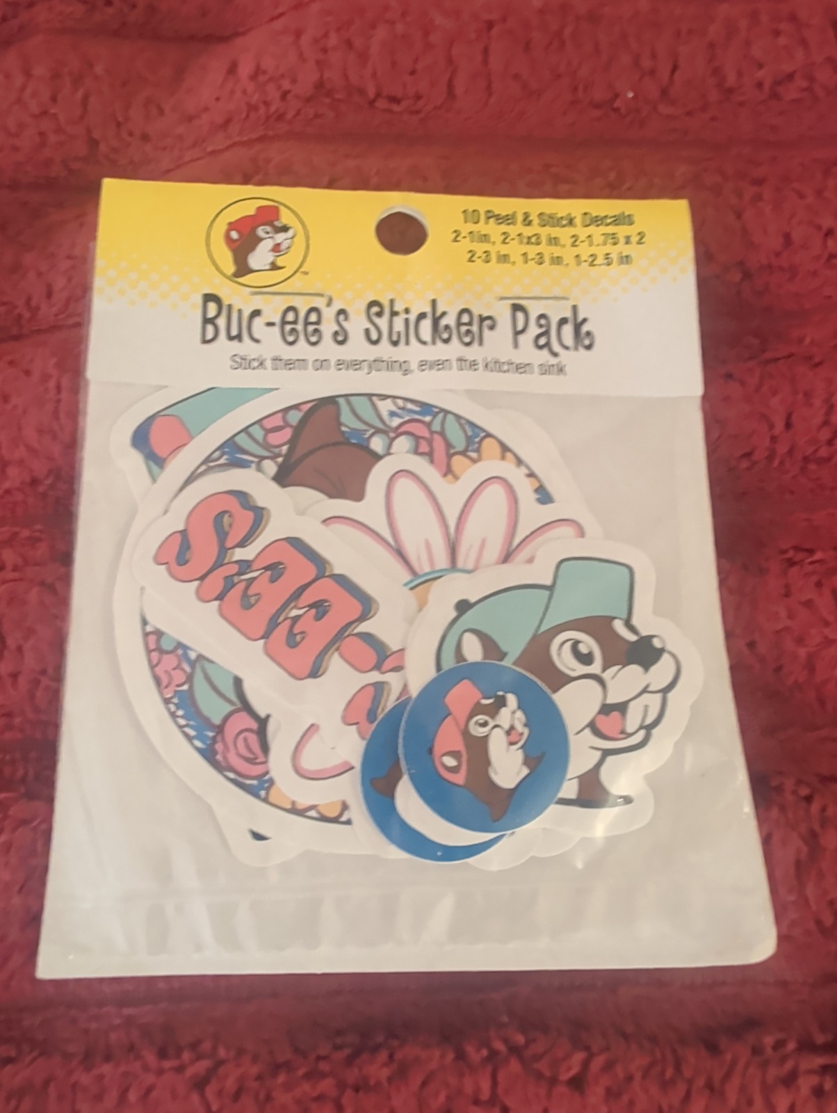 Buc ee\'s sticker Pack Of 10