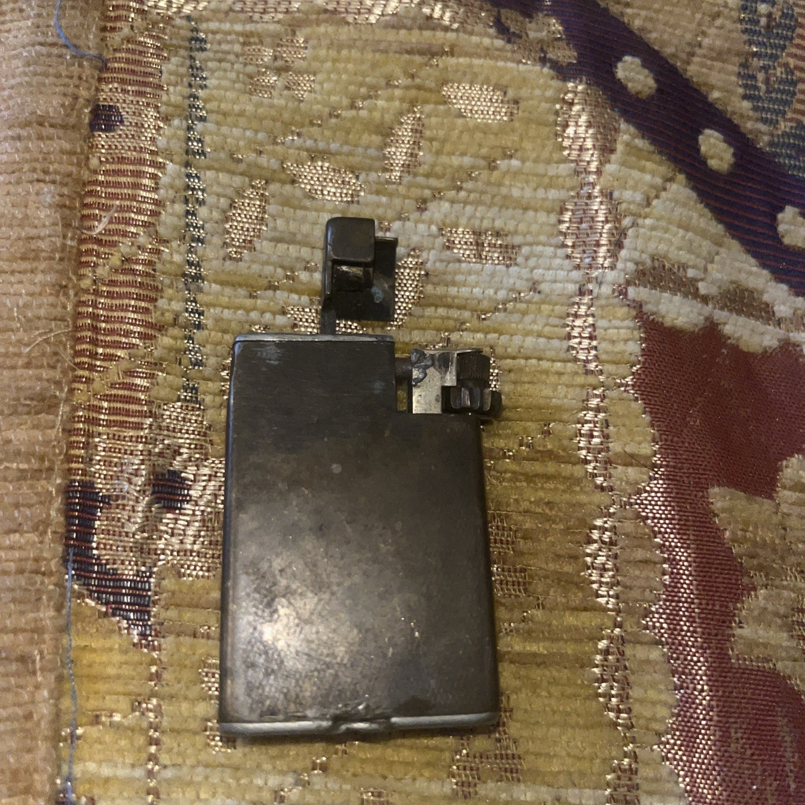 Rare 1930s Alfred Dunhill Paris Savory Petrol Lighter Fab Suisse Art Deco