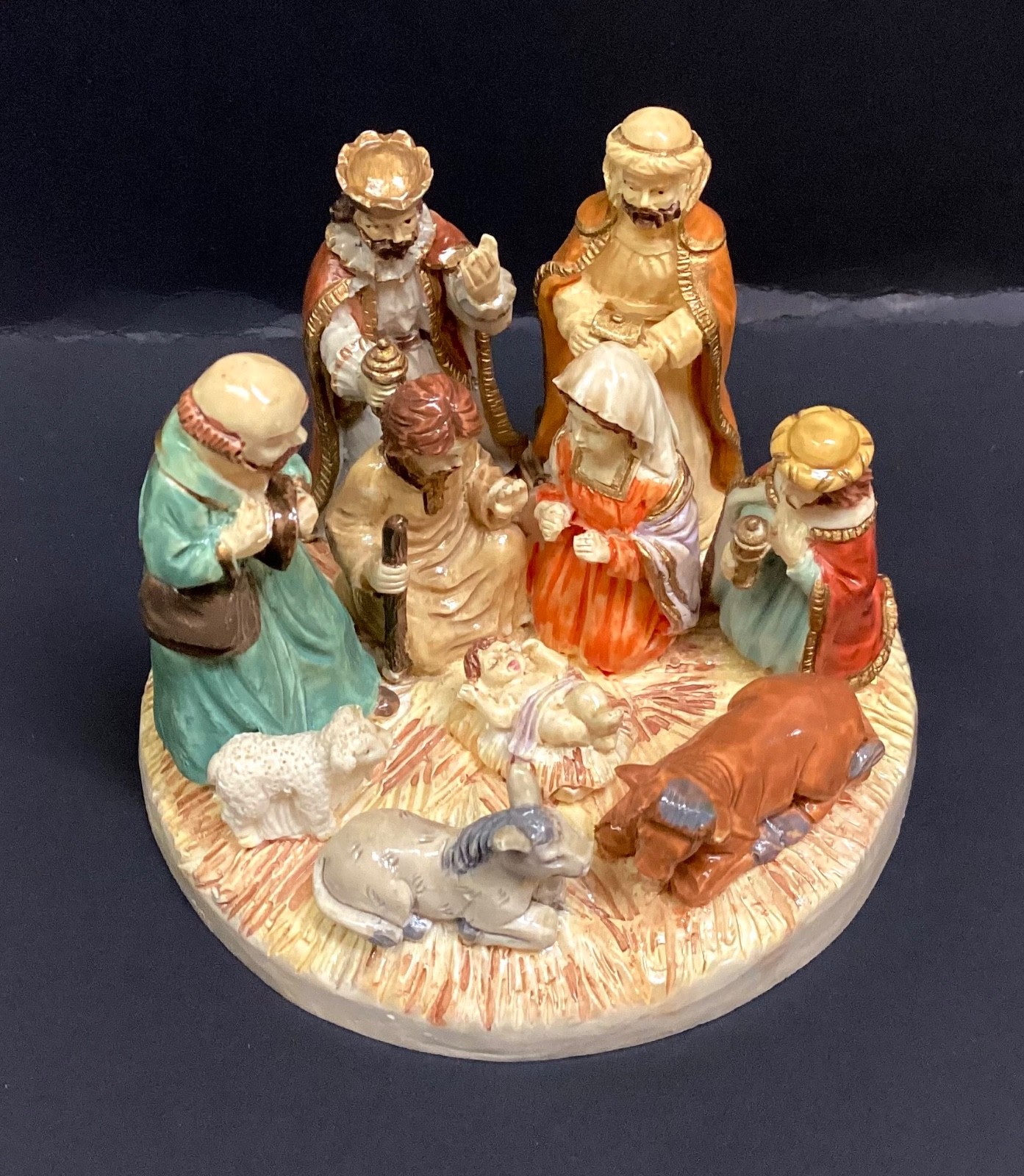 Vintage 1991 LEFTON Ceramic Nativity Set