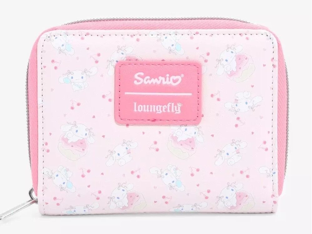 Loungefly Sanrio Cinnamoroll Sundae Mini Zipper Wallet Pink NEW NWT