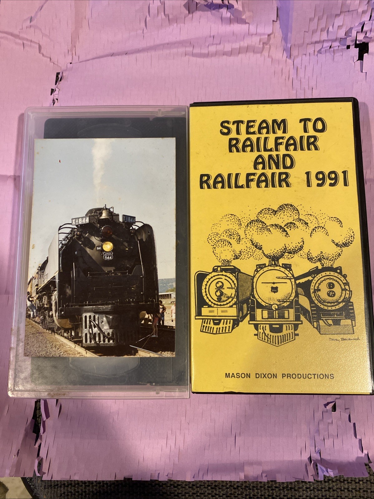 Sacramento California Steam Trains Very Rare 2 VHS tapes Railfair 1991 844 3985
