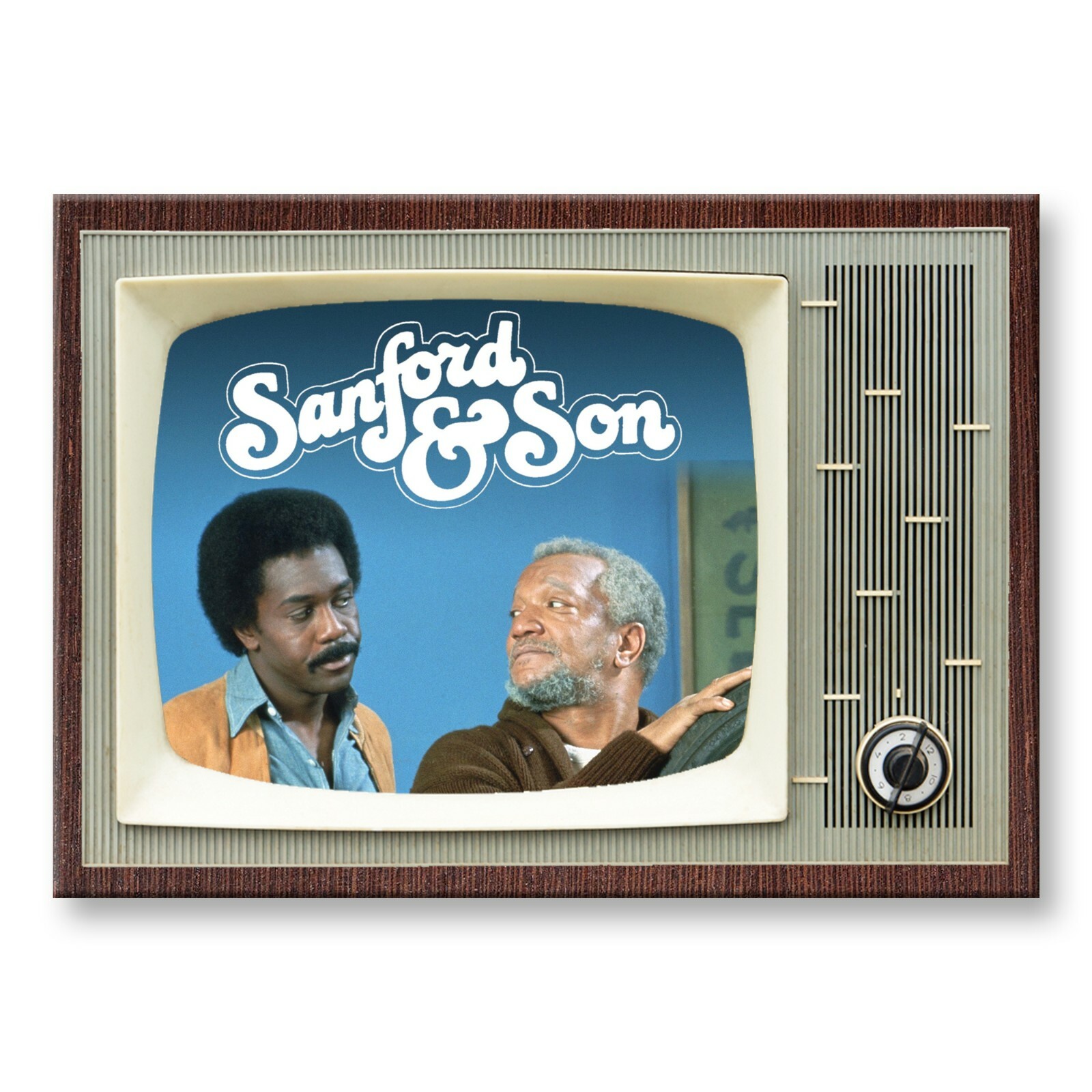 SANFORD AND SON TV Show TV 3.5 inches x 2.5 inches Steel FRIDGE MAGNET SANFORD AND SON TV Show TV 3.5 inches x 2.5 inches Steel FRIDGE MAGNET