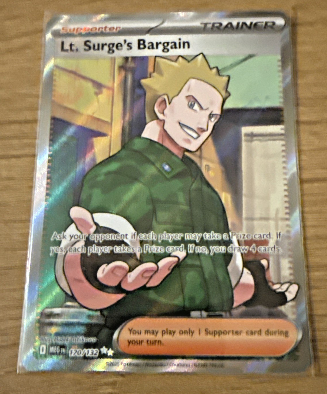 The Pokémon Company Lt. Surge’s Bargain 170/132 Evolutions ENG Holo UR FA