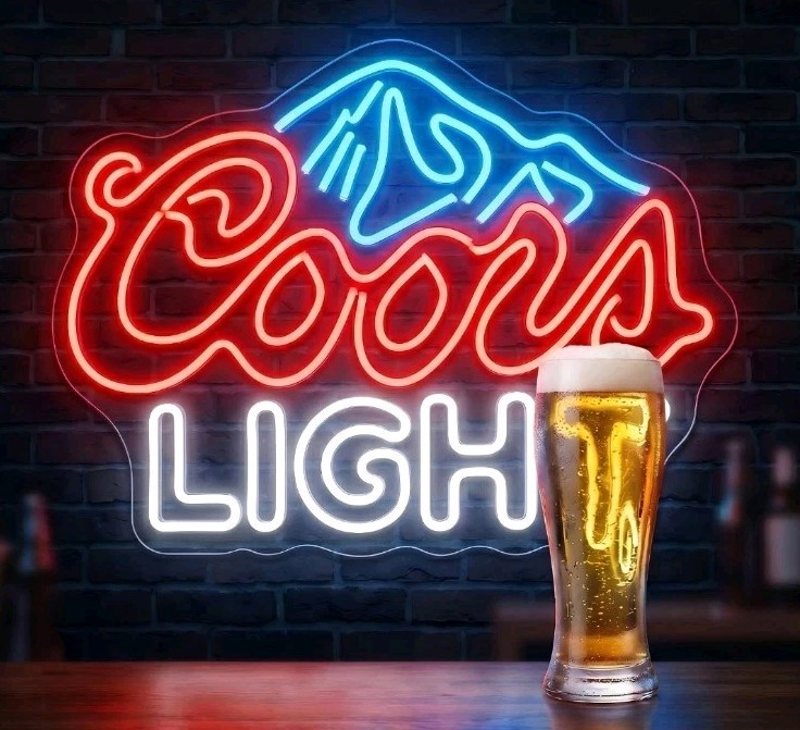 New Coors Light Mountain Beer Bar 24