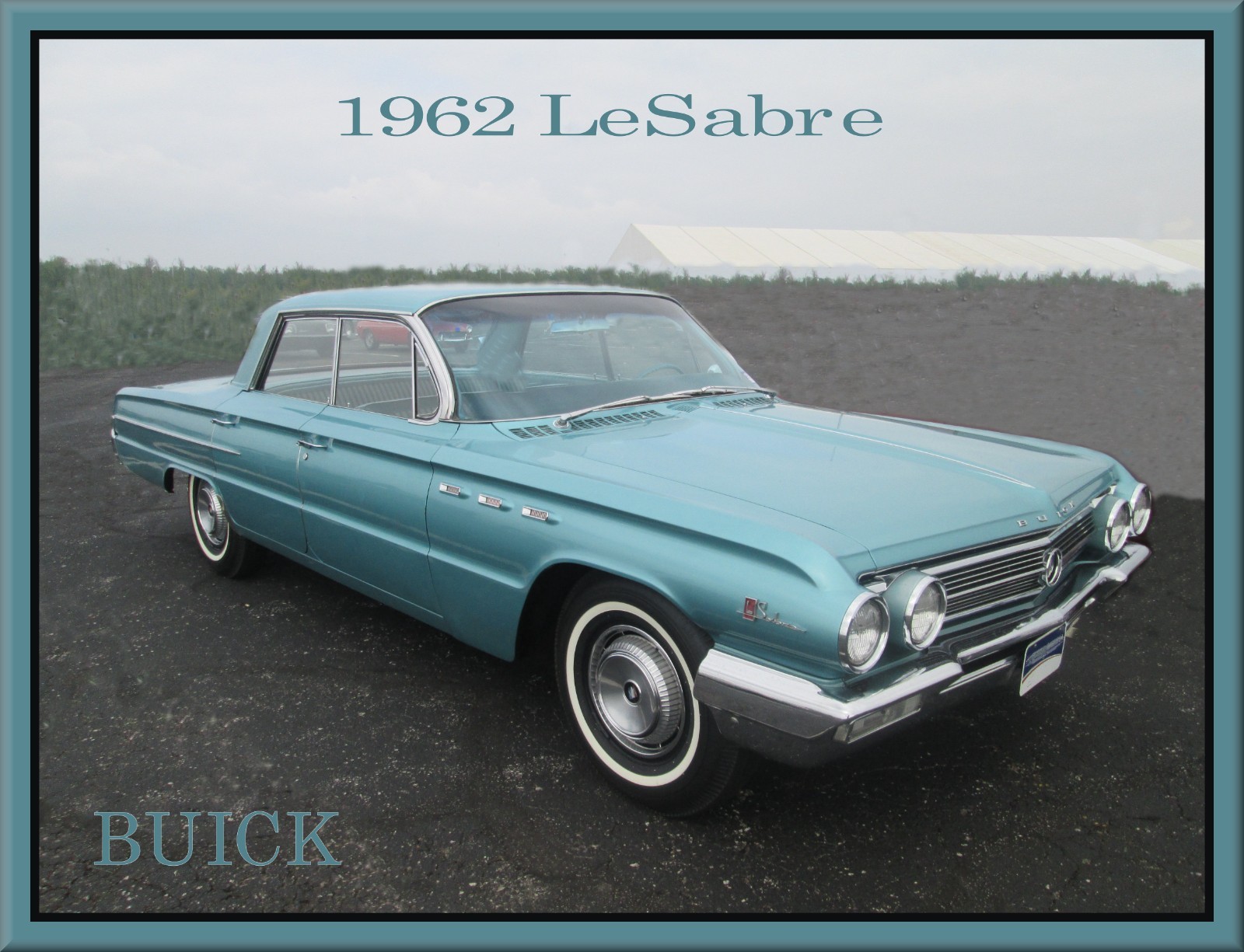 1962 Buick LeSabre 4 door, Toolbox - Refrigerator Magnet, 42 MIL