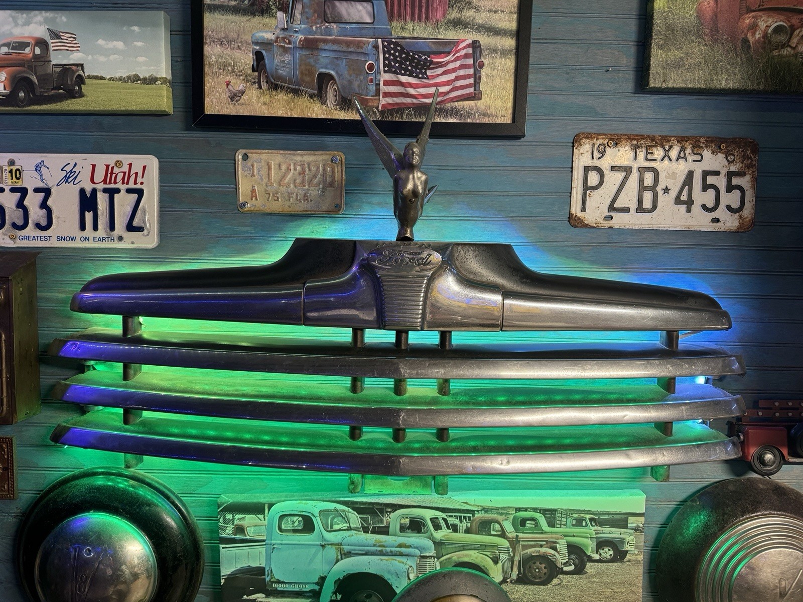 Ford Grille Vintage Part Number 51A8259 For 1940’s Ford Ford Grille Vintage Part Number 51A8259 For 1940’s Ford