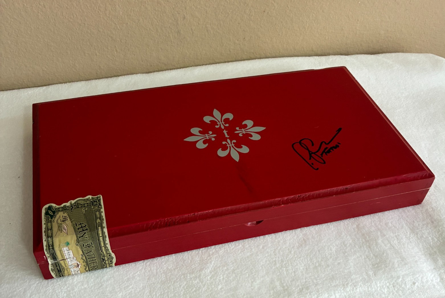 My Father & Tatuaje Cigars Wood Red Cigar Box 14