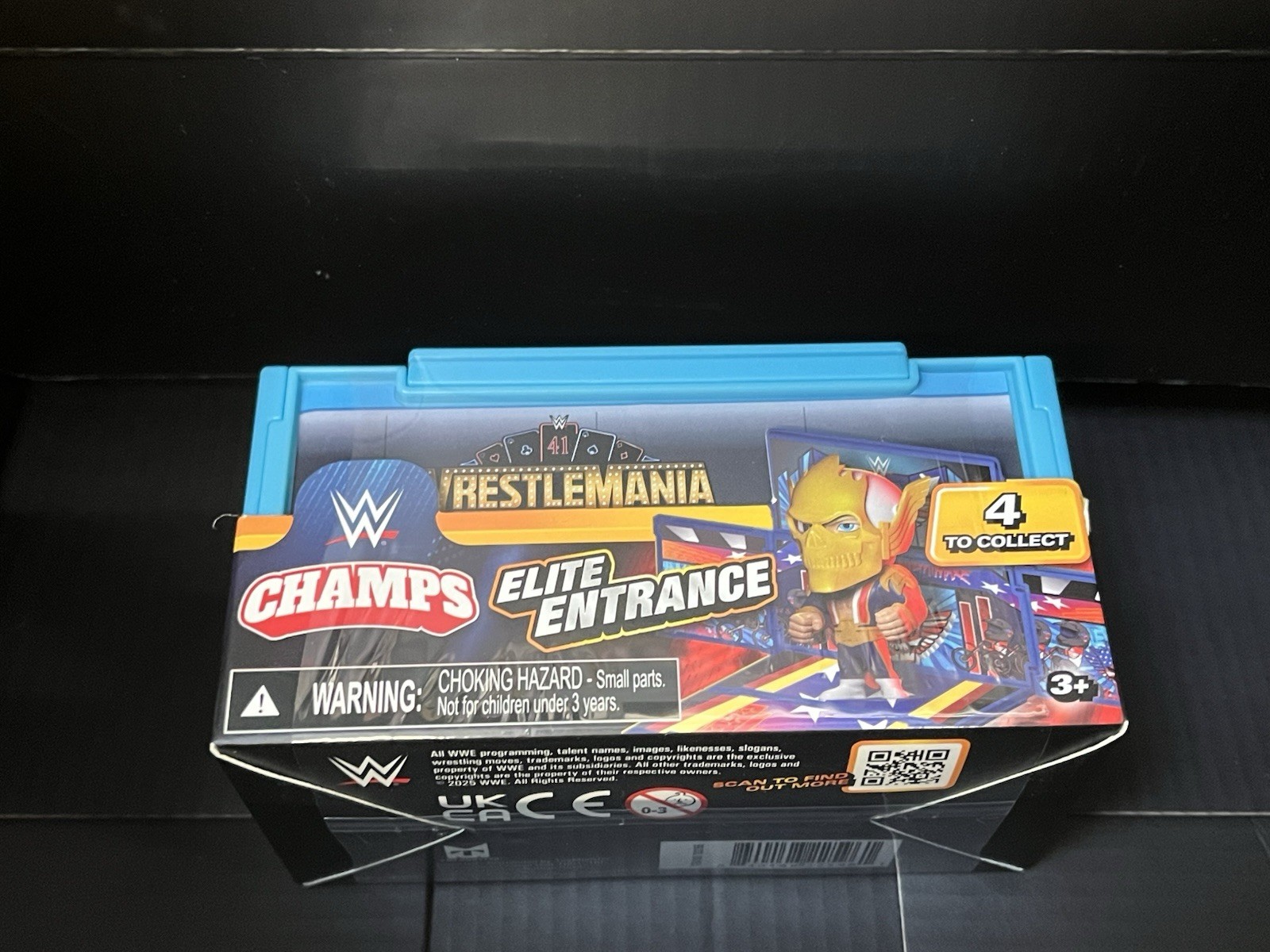 WWE Champs Elite Entrance WrestleMania Black Bus Mini Figures Brand New Sealed