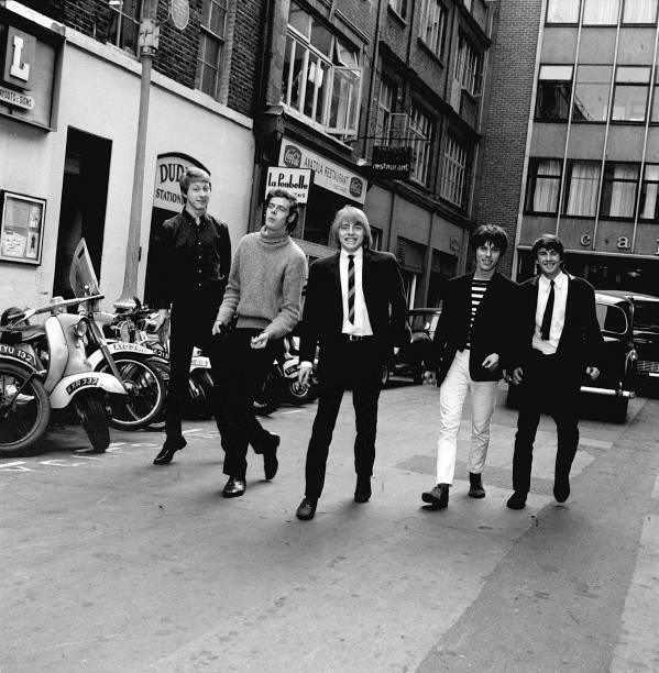 The Yardbirds pop music group April 1965 Historic Old Photo 1