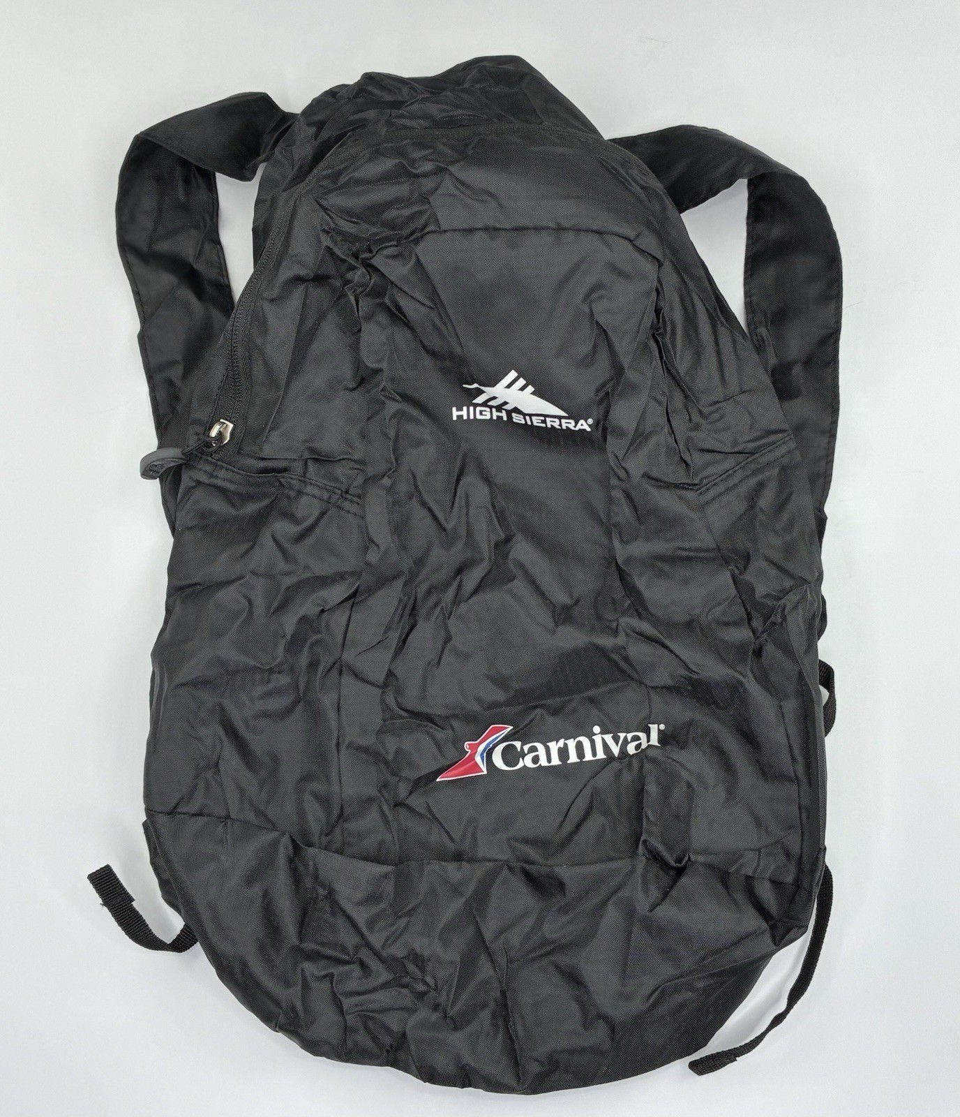 CARNIVAL Cruise VIFP Club Collapsible, Packable High Sierra Backpack Black 15”
