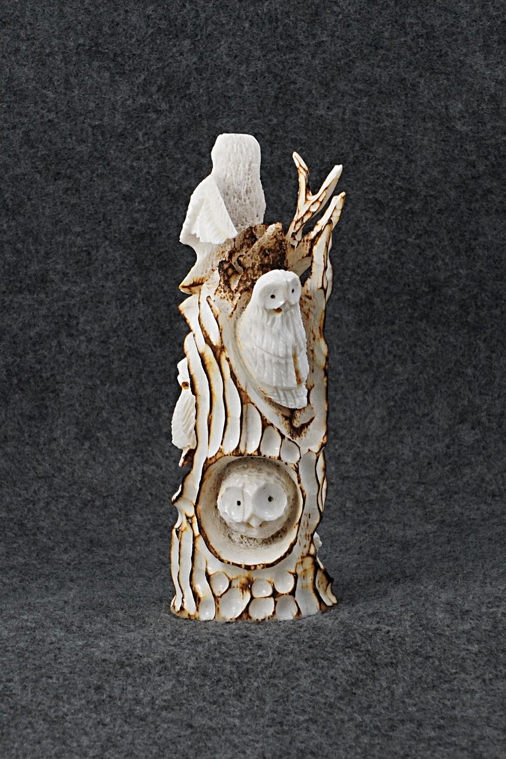 Owl Zuni Fetish Carving - Ruben Najera