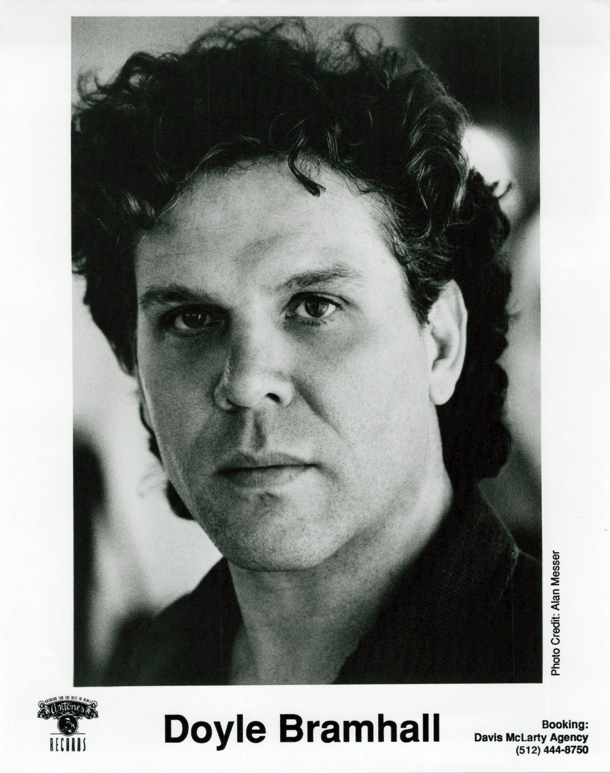 Doyle Bramhall Silver Gelatin Print 1980s Press Promo Photo Antone\'s Records