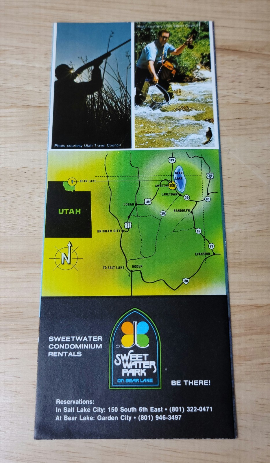 Vintage SWEETWATER PARK On Bear Lake Brochure Tourism Travel 1970s