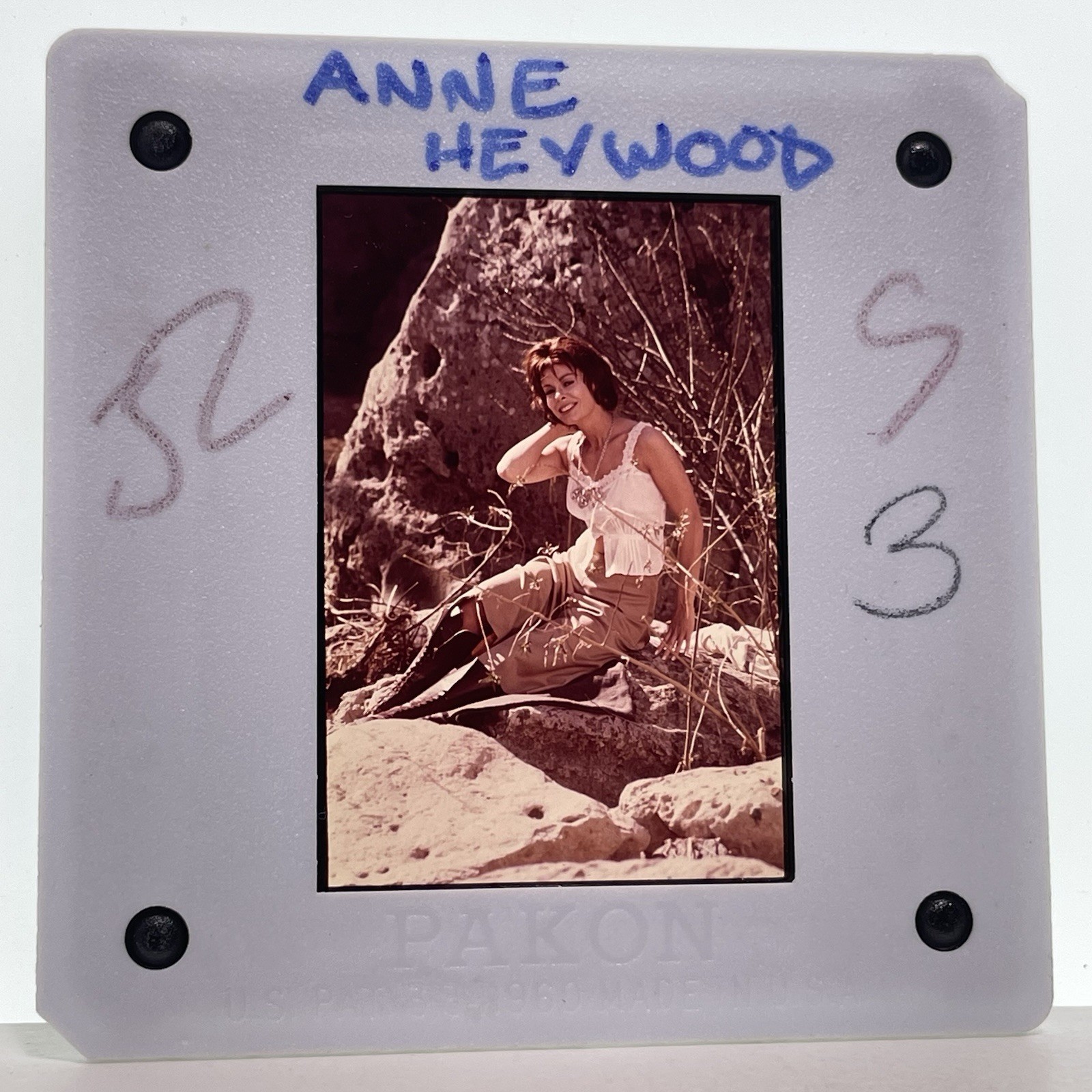 Vintage 35mm Slide of Anne Heywood Actress #3 Vintage 35mm Slide of Anne Heywood Actress #3
